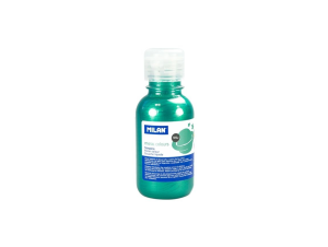 Tempera 125 ml Verde metalizat MILAN