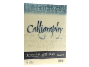 Hârtie caligrafie A4 Pergamena 90 g/mp Crem FAVINI