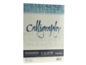 Hârtie caligrafie A4 Pergamena 90 g/mp Natur FAVINI