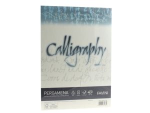 Hârtie caligrafie A4 Pergamena 190 g/mp Natur FAVINI