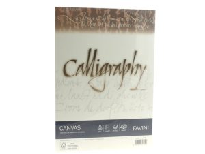Hârtie caligrafie A4 Canvas 200 g/mp Crem FAVINI