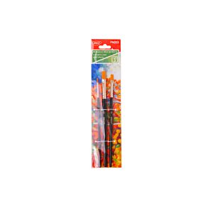 Pensule păr sintetic vârf drept set 3 DACO PN223