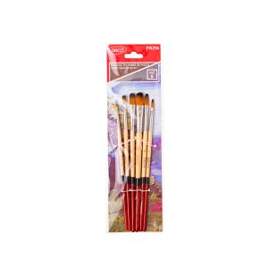 Pensule păr sintetic limbă pisică set 6 DACO PN256