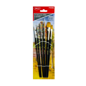 Pensule păr capră set 6 DACO PN496