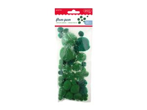 Accesorii craft - AD279V Pom-pom festiv verde DACO