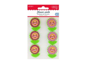 Accesorii craft - AD301 Zâmbete de floricele DACO