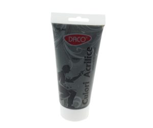 Culori acril 200 ml Negru DACO