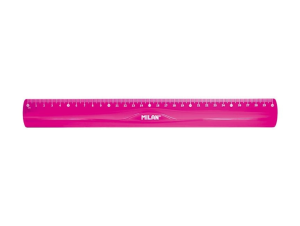 Liniar 30 cm flexibil Roz MILAN