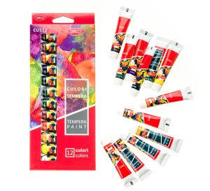 Culori tempera 12 culori 12 ml DACO
