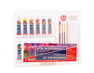 Culori tempera 12 ml setul începătorului DACO