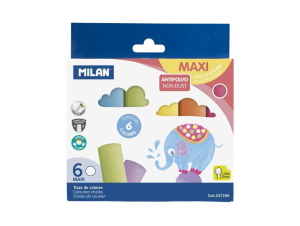 Cretă color 6/cutie MILAN