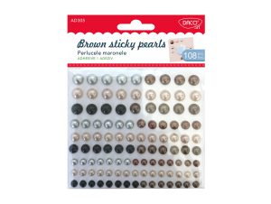 Accesorii craft - AD305 Perlucele maronele DACO