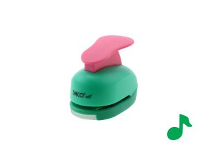 Perforator Hobby 2.5 cm notă muzicală DACO