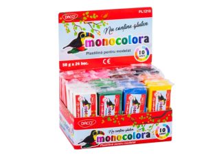 Plastilină 50 g Monocoloră DACO