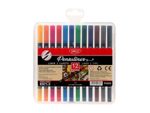 Pix Pensuliner 0.4 mm set 12 DACO