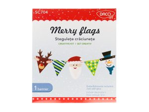 Set creativ - SC704 Stegulețe crăciunețe DACO
