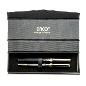 Set pix și stilou Decebal negru DACO