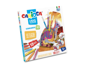 Set 3D + 18 carioci Cangur CARIOCA