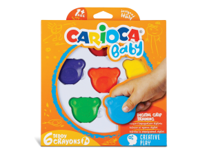 Creion cerat 6 culori Teddy CARIOCA