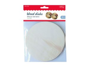 Accesorii craft - AD334 Discuri de lemn 16.5 cm DACO