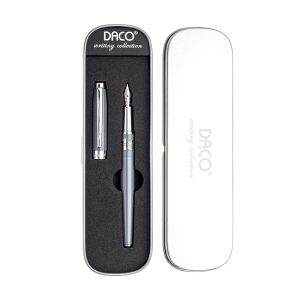 Stilou metalic Lup dacic gri DACO