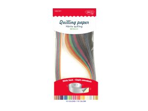 Hârtie quilling metalizată 42.5x0.5 cm, 100/set DACO