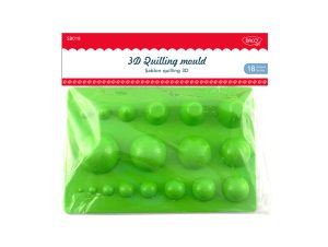 Șablon quilling 3D 18 forme SB018 DACO