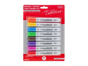 Marker tablă magnetică Tabletino set 8 DACO