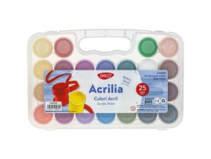 Culori acril 25 culori 20 ml Acrilia DACO
