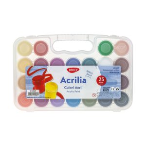 Culori acril 25 culori 20 ml Acrilia DACO