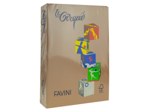 Hârtie colorată 80 g/mp A4 Maro piele 300 FAVINI