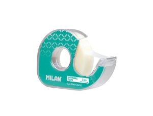 Bandă adezivă 19x33 invizibilă cu suport Verde MILAN