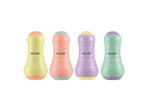 Ascuțitoare cu radieră Sway pastel MILAN