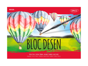 Bloc desen A3 15 file 250 g DACO