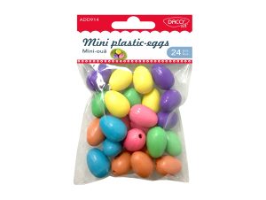 Accesorii craft - AD914 Mini ouă plastic 2.5 cm DACO