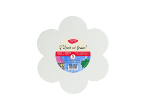 Pânză pictură pe carton Model floare Set 5 DACO