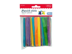 Accesorii craft - AD362 Bețe de-nghețată colorate DACO