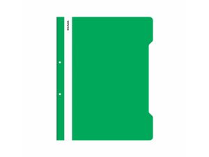 Dosar plastic cu șină Verde ECADA