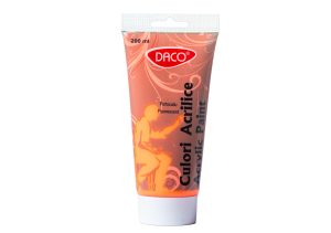 Culori acril 200 ml Portocaliu fluorescent DACO