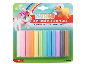 Plastilină 12x15 g Pastel ECADA