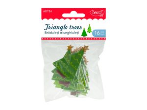 Accesorii craft - AD724 Brăduleți triunghiuleți DACO