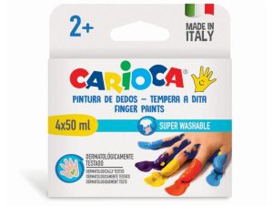 Acuarele 4x50 ml Finger CARIOCA 43173