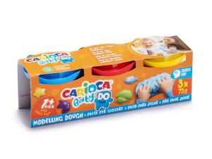 Plastilină ușoară 3x75 g Baby CARIOCA