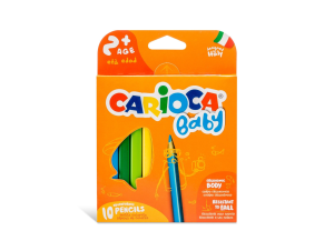 Creion color 10 culori Baby CARIOCA