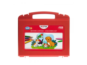 Set instrumente colorat cutie plastic FATIH