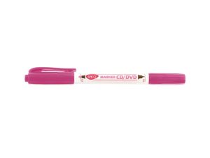 Marker CD/DVD 2 capete Roz DACO