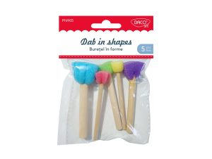 Pensule set 5 Burețel DACO