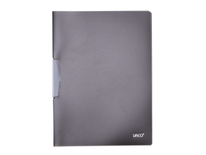 Mapă plastic cu clips A4 Negru DACO