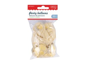 Accesorii craft - AD407C Baloane de petrecere crem DACO