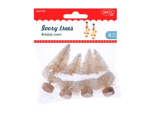 Accesorii craft - AD742 Brăduți crem DACO